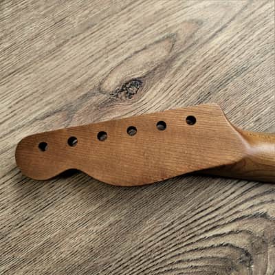 Telecaster Roasted Maple and Rosewood Vintage Guitar Neck Nitro Satin 21 Fret image 5