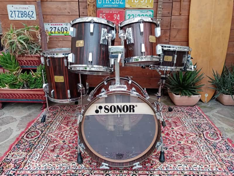 SONOR Signature Ebony Makassar, 1980s. image 1