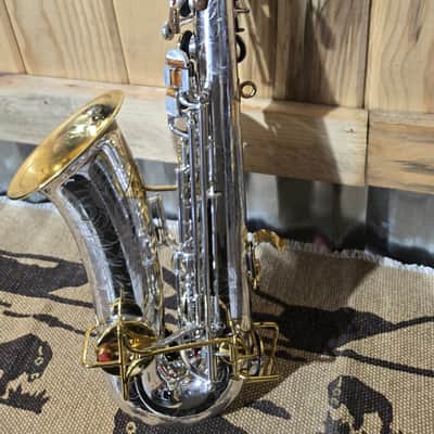 Buescher True Tone Alto Sax 1925 - Silver and 24K Gold Plate image 7