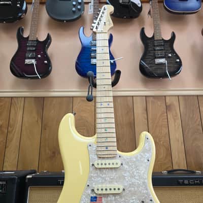 Fender American stratocaster deluxe 2009 - Olympic pearl image 3