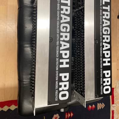 TWO UNITS!!  Behringer Ultragraph Pro FBQ3102 31-Band Stereo Graphic EQ 2000s - Black image 1