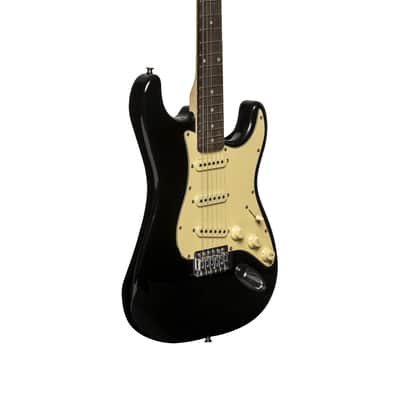 Stagg SES-30-BK S Style Gloss Black image 1
