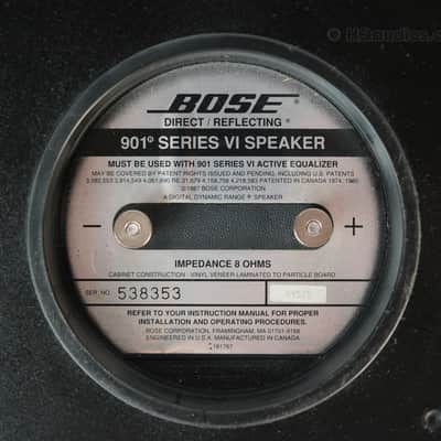 Bose 901 Series VI Speakers+Tulip Stands-Professionally Restored–1-Year Warranty image 4