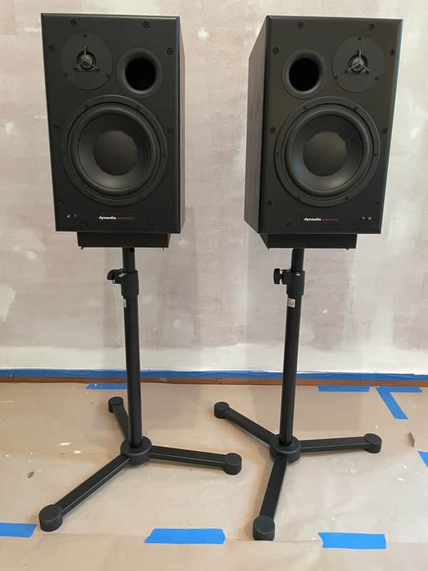 Dynaudio BM15A 10" Active Studio Monitors (Pair) mid 2010s - Black with Stands image 1