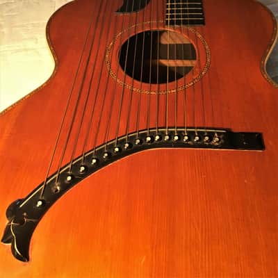 RARE Vintage Weymann Harp Guitar One of a kind(?) Rosewood and Spruce image 16