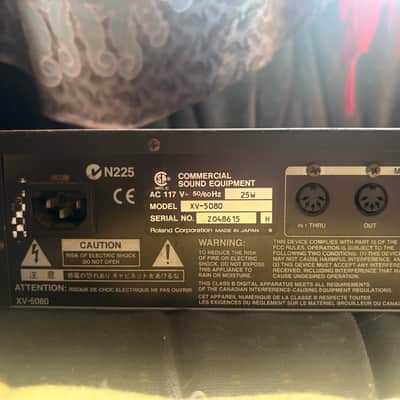 Roland XV-5080 128-Voice Synthesizer Module with Roland SRX-01 Dynamic Drum Kits Expansion image 4