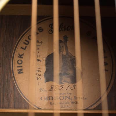 Gibson  Nick Lucas Special Flat Top Acoustic Guitar (1932), ser. #88513, period brown hard shell case. image 13