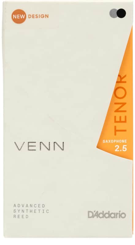 D'Addario VENN Generation 2 Tenor Saxophone Reed - 2.5 (2-pack) image 1