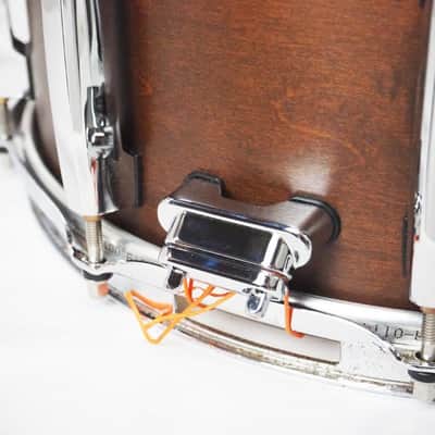 Pearl USED ​​Masters Maple Pure Snare Drum 14x6.5 - #382 Nature Walnut [MP4P1465S/C #382] image 6