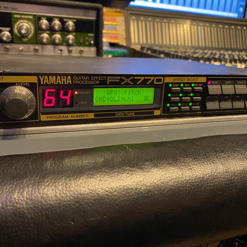 Yamaha FX770 90s guitar multi effects processor made in Japan amp