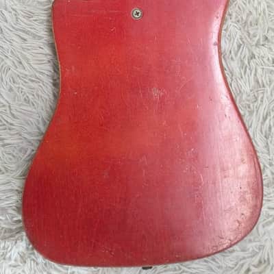 Vintage Kay Vanguard Single Pickup Solid Body Electric Guitar w/Case - 1960s image 8