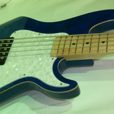 G&L Kiloton 5 2017 Clear blue w/G&G hard case, Demo model image 5