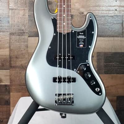 Fender American Professional II Jazz Bass, Mercury Finish, Free Ship, Auth Dealer, 955 image 7