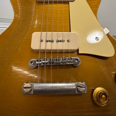Gibson Custom Shop Wildwood Spec Murphy Lab 1956 Les Paul Goldtop Reissue Light Aged image 5