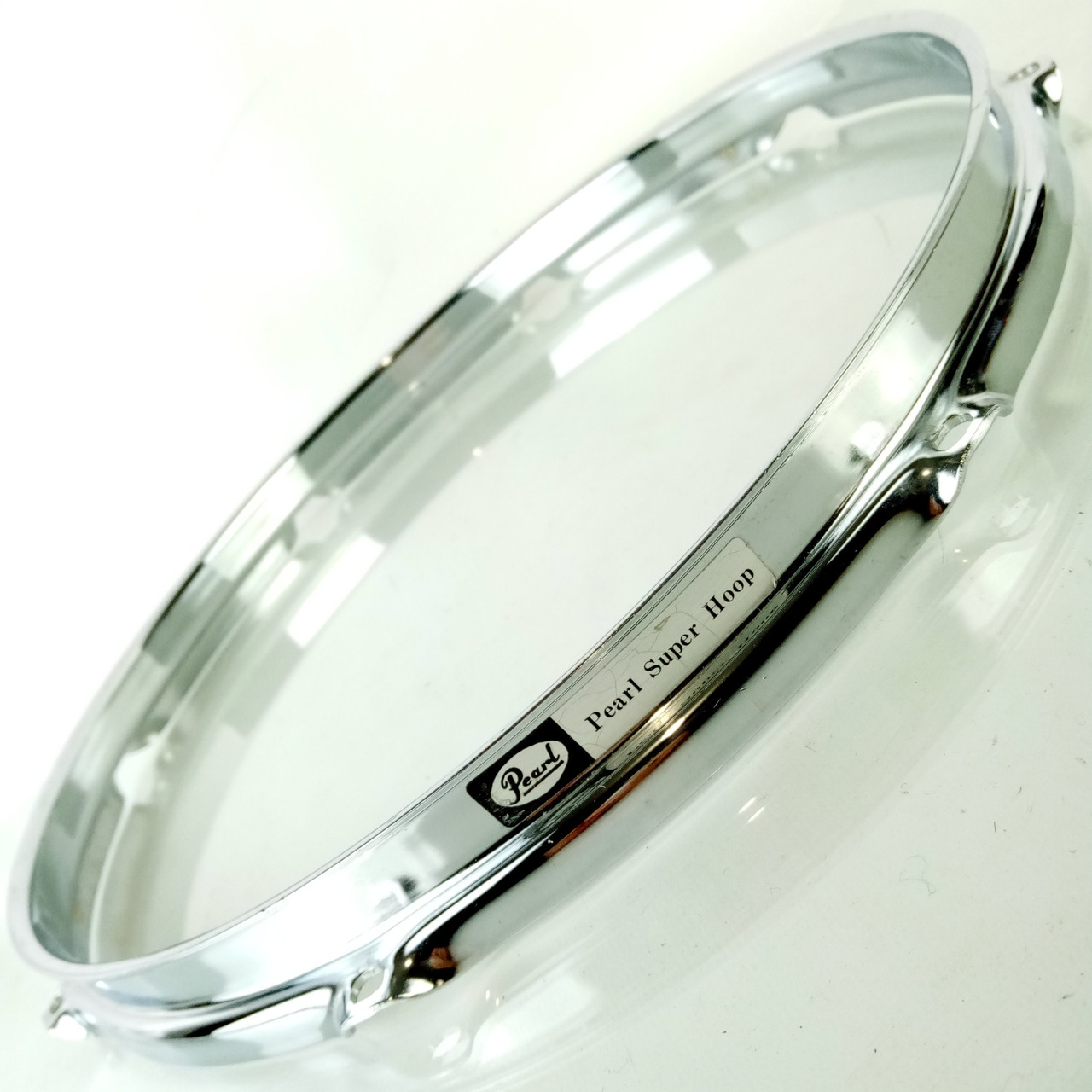 Pearl 14"8Lug Super Hoop 2.3mm Chrome-Steel Snare/Tom Drum Batter Rim Masters90s — main photograph