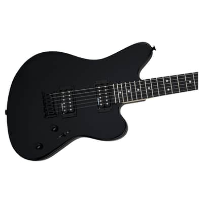 Jackson JS Series Surfcaster JS22 HT 6-String Right-Handed Electric Guitar with Poplar Body, Bolt-On Maple Neck, and Amaranth Fingerboard (Gloss Black) image 3