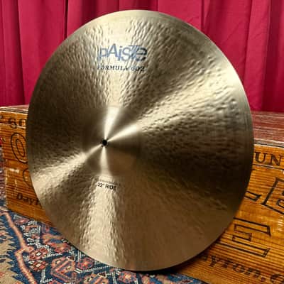22" Paiste Formula 602 Modern Essentials Ride Cymbal 3068g *Video* image 2