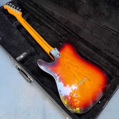 2011 Fender American Vintage '72 Telecaster Custom Maple Fingerboard 3-Tone Sunburst image 10