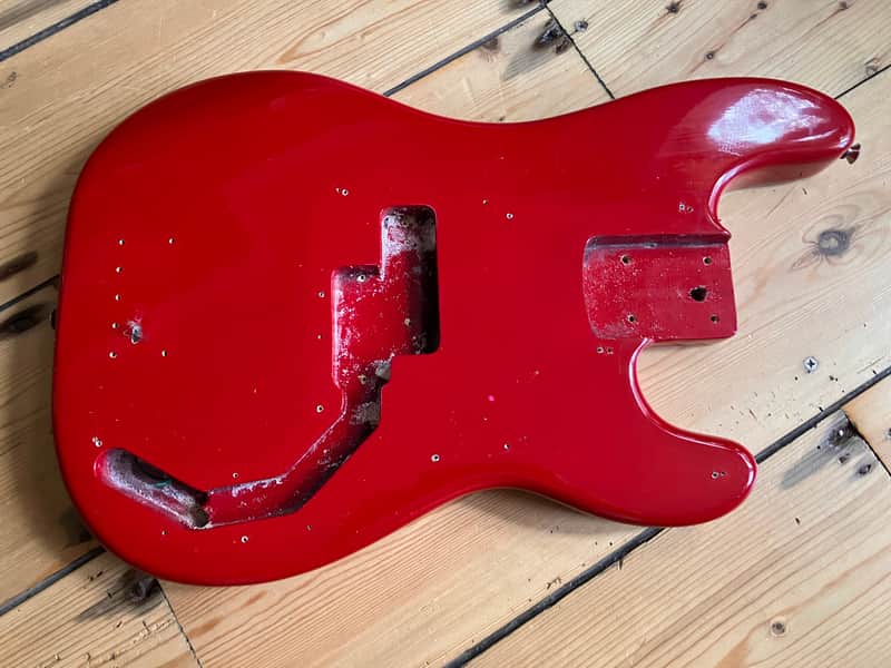 Sunn Mustang Precision Bass Guitar Body Solid India 1980s image 1