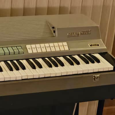 Farfisa Combo Compact 61-Key Organ 1964 - 1968 - Gray with Black-White / White-Black Keys image 14