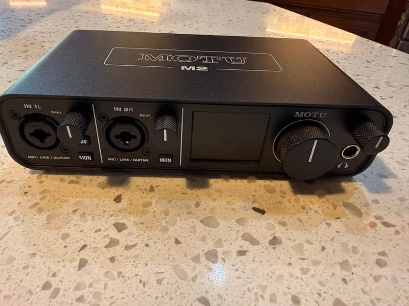 MOTU M2 USB-C Audio Interface 2019 - Present - Black image 1