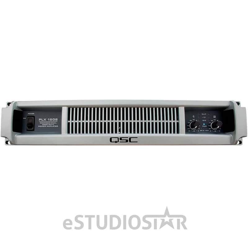QSC PLX1802 PLX2 Series Compact Rack-Mounted Power Amp image 1