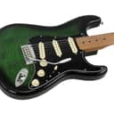 Fender Players Strat Plus Top Greenburst with Upgrades