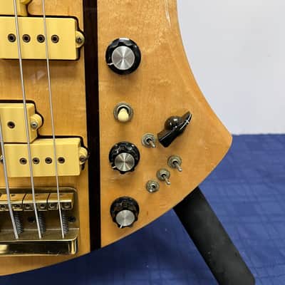 Vintage BC Rich USA Mockingbird 4-string electric bass guitar neck through body with Original Case Early 1980's image 11