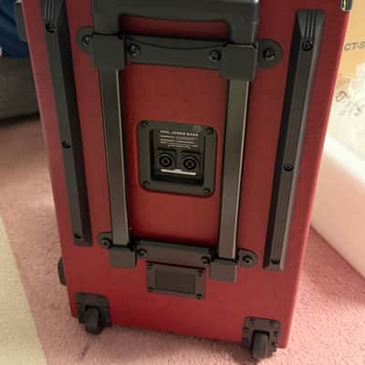 Phil Jones C-8B Piranha C8 Compact 8x5" Bass Speaker Cabinet 2010s - Red image 2