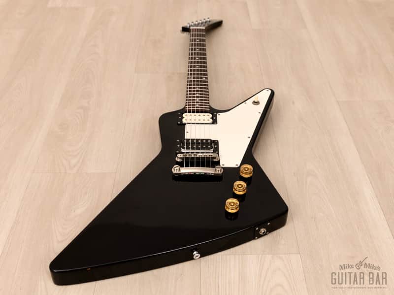 Orville by Gibson Explorer オービルバイギブソン寺田 1995 Orville Explorer Gibson-Licensed Guitar Ebony, 100% Original