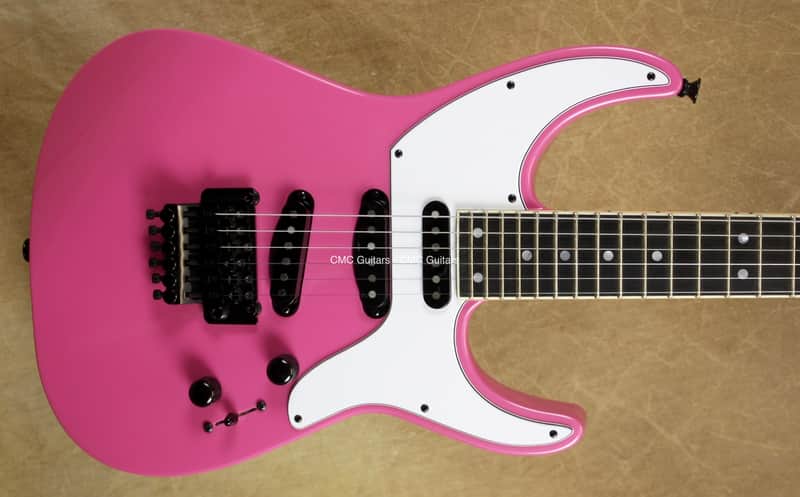 Jackson USA Custom Shop Soloist 3S Jeff Beck Style Platinum Pink Guitar image 1