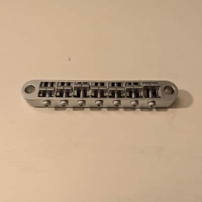 7-String Tune-o-matic Bridge - Satin Chrome image 2