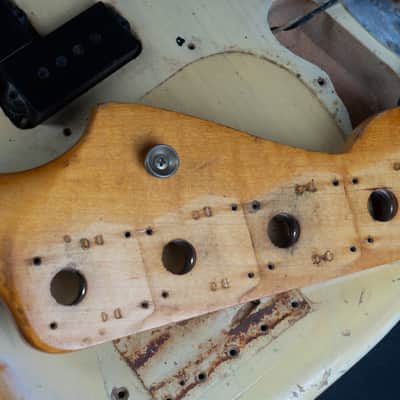 1963 Fender Precision Bass with Rosewood Fretboard - Blonde image 22