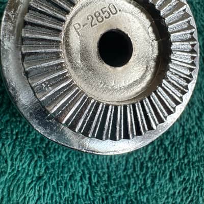 Ludwig Vintage Hercules era Modular Boom Cymbal stand ratchet part P-2850 70s 80s - Chrome image 9