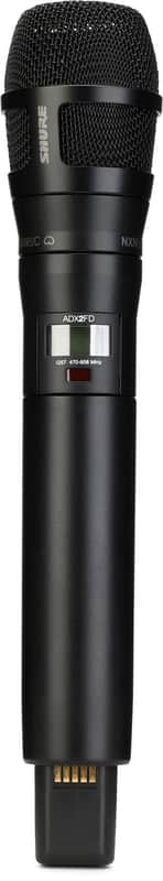 Shure ADX2FD/N8C Wireless Handheld Microphone Transmitter - Black image 1