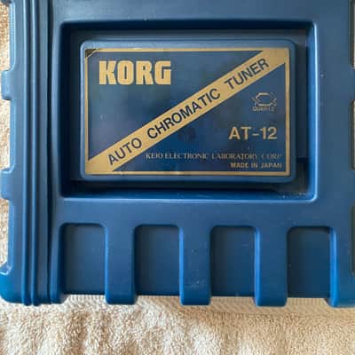 Korg AT-12 Auto Chromatic Tuner 1980s - Black image 8