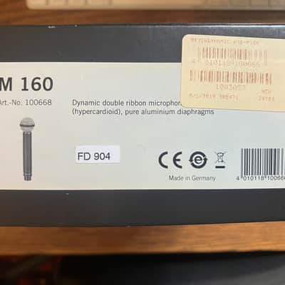 Beyerdynamic M 160 Hypercardioid Double Ribbon Microphone 2010s - Black image 5