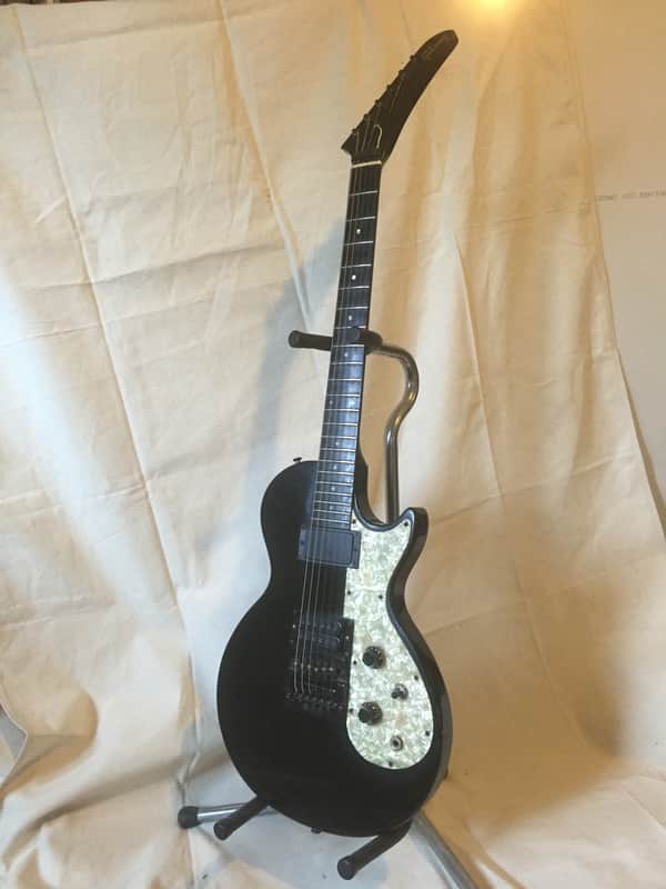 Gibson Melody Maker Flyer/Pro II 1989 Black with Perloid pick guard image 1