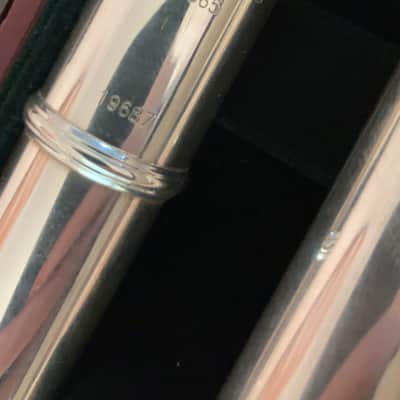 Pearl 665 Coda Flute - 10k gold lip, C# trill, new case and cover image 3