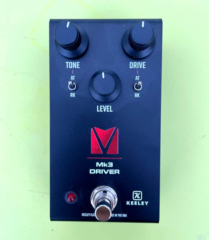 Keeley Mk3 Driver Andy Timmons Signature Overdrive 2024 - Present - Black / Red image 1
