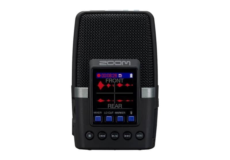 Zoom H2 Essential Handheld Recorder for Musicians, Filmmakers & Podcasters with 3 Built-in Microphones, Mono, Stereo, and Surround Sound Recording, 32-Bit Float, USB Mic image 1