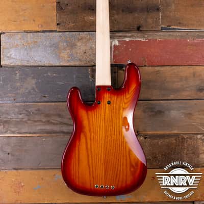Lakland Skyline 44-64 Deluxe PJ Bass Guitar - Honeyburst B-Stock image 4