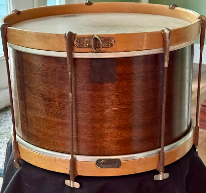Ludwig 8 x 14" Vintage Marching Field Snare Drum image 1