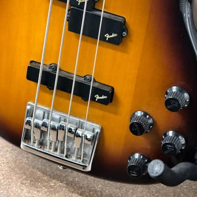 Fender Precision Bass Lyte 4-String mid-90s Electric Guitar Sunburst+Extras MIJ image 9