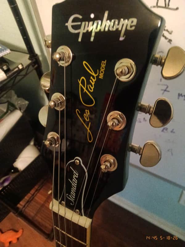 Epiphone Les Paul Standard '60s Quilt Top 2021 - 2025 - Transparent Blue image 1