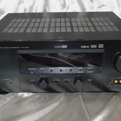 Yamaha HTR-5790 receiver with phono input pre outs and remote image 1