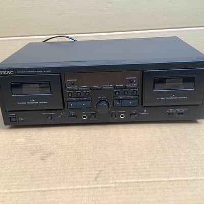 TEAC W-1200 Double Cassette Deck Player 2018 - Present - Black image 5