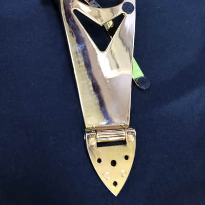 Bigsby 006-0136-100 B3G Vibrato Tailpiece with Gretsch Logo 2010s - Gold image 3