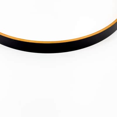 Ludwig LCEM2259XXRF 22" EVOLUTION MAPLE BASS DRUM HOOP - BLACK AND NATURAL image 2