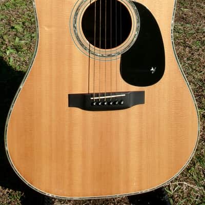 1980 Yairi YW-600 Dreadnought Guitar New Jacaranda Natural+Vintage Hard Case image 8